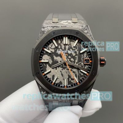 Super Reissue DIW Audemars Piguet Royal Oak 15500 Voidline AP Carbon & Orange Watch 